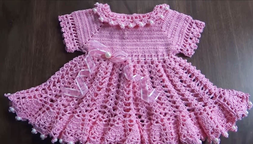 Armarinho São José: Vídeo Passo a Passo: Vestido de Crochê Infantil com  linha Anne