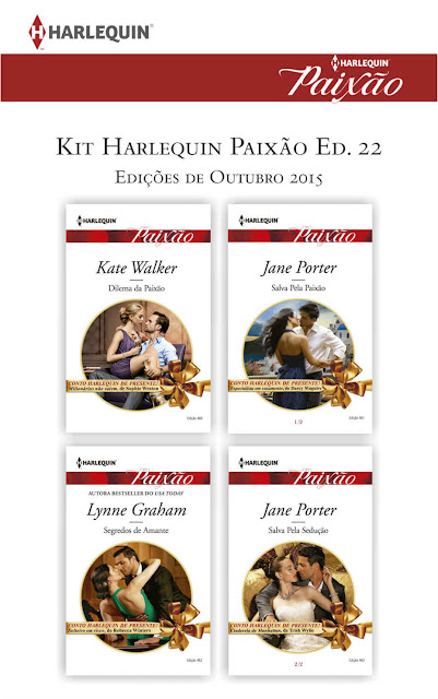 Kit Harlequin Paixão Out.15 - Ed.22 - Lynne Graham, Kate Walker, Jane Porter