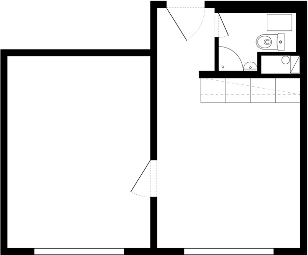 Ремонт однокомнатной квартиры площадью 35 м2 в старом панельном доме