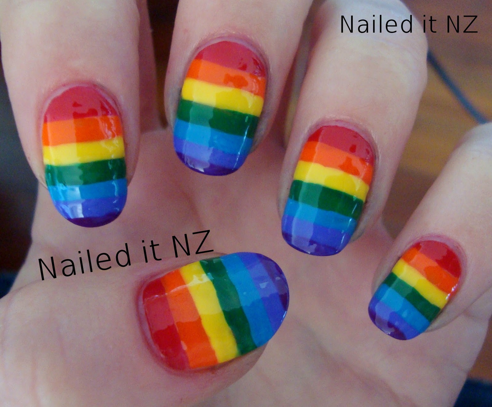 Take Two day 19: Rainbow nails