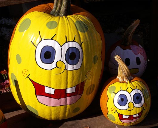 funny pumpkin painted design ideas ~ crafts and arts ideas