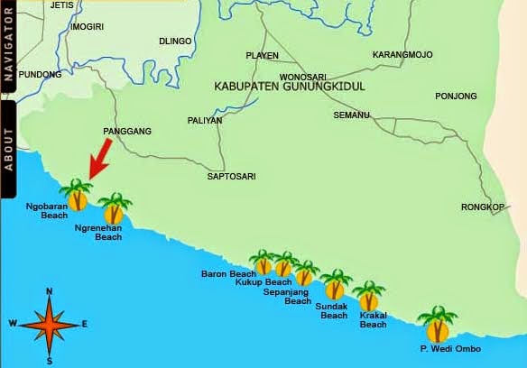 Pantai Ngobaran Gunung Kidul - Cah Bantul