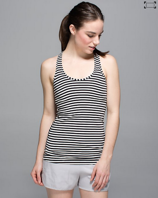 Narrow Bold Stripe Cool Racerback