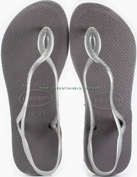 Havaianas coleção 2014: Sandálias Luna