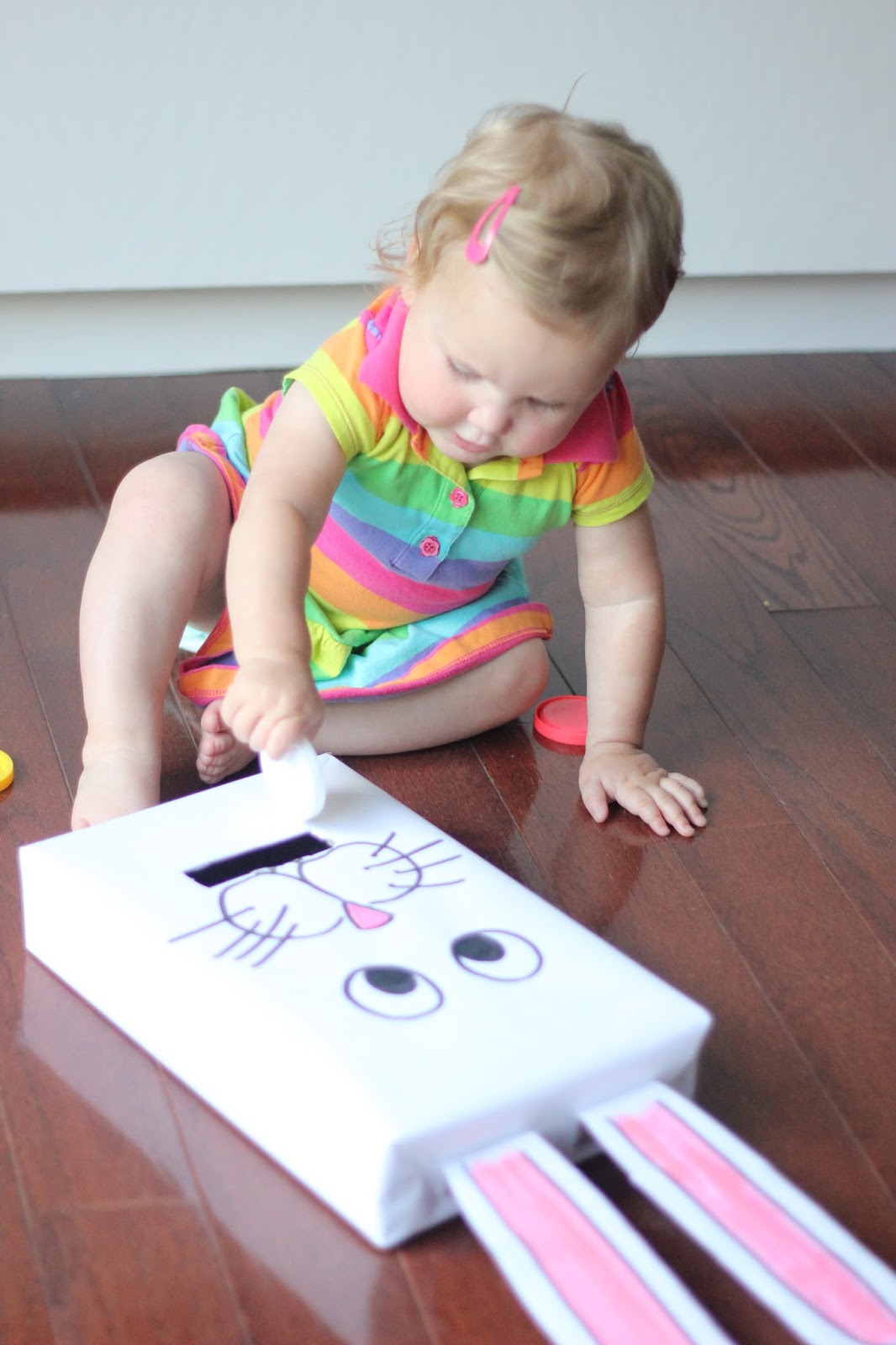 Toddler Approved!: Cereal Box Feed the Bunny Color Game for Kids