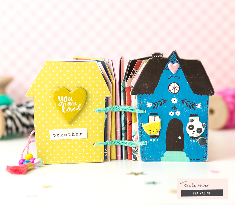 Bea Valint Two ways to use chipboard stickers Crate Paper DT