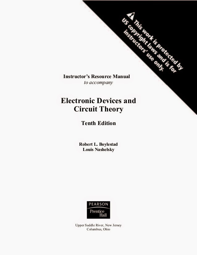 Electronic Devices and Circuit Theory Solution Manual 10th Edition