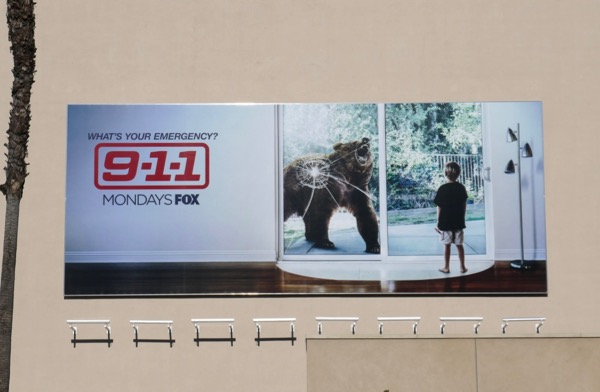 9-1-1 season 2 bear billboard 911 season 2 bear billboard