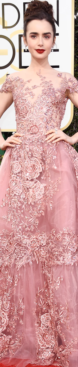 Lily Collins 2017 Golden Globes Lily Collins 2017 Golden Globes