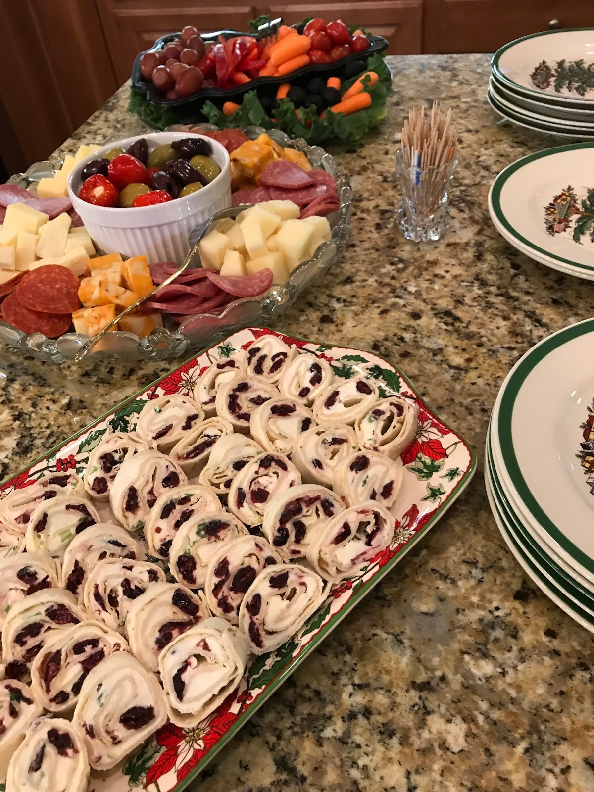 I Like to Bake and Cook Blog Cranberry cream cheese rollup