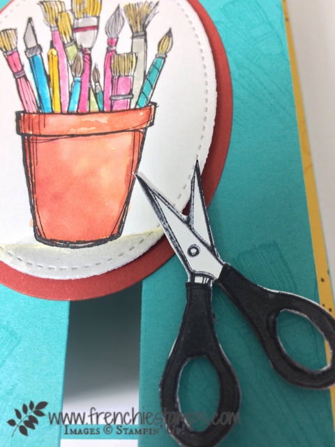 Z Fold Card, Crafting Forever, Stampin'Up! Frenchiestamps,