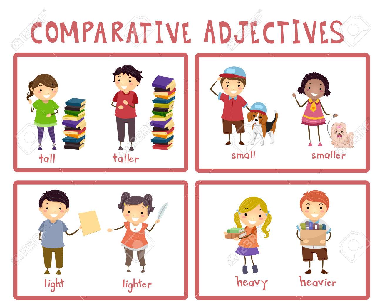 Comparative Adjectives Cartoon