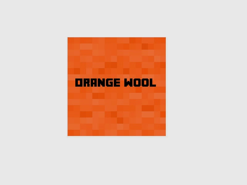 Orange Wool Minecraft Español ¿Cuál es tu bloque favorito de Minecraft?