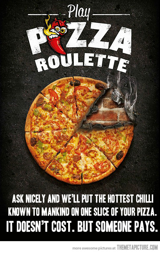 Pizza roulette Pizza roulette