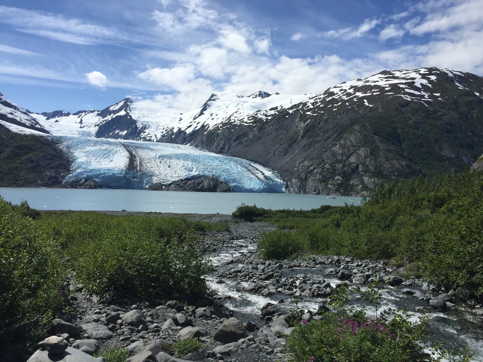 AKStafford Portage Pass Trail to Portage Glacier & Portage Lake