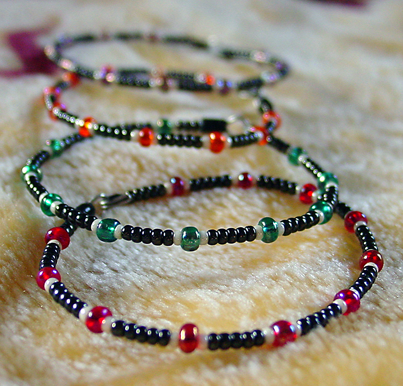 The Real Leopardstripes: Easy stacking bracelets- simple sparklies for ...