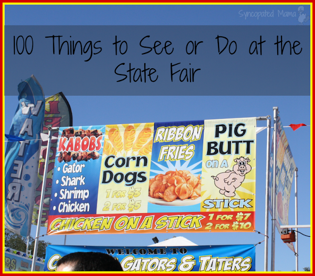 Syncopated Mama: 5 After 5, Things to do at the State Fair