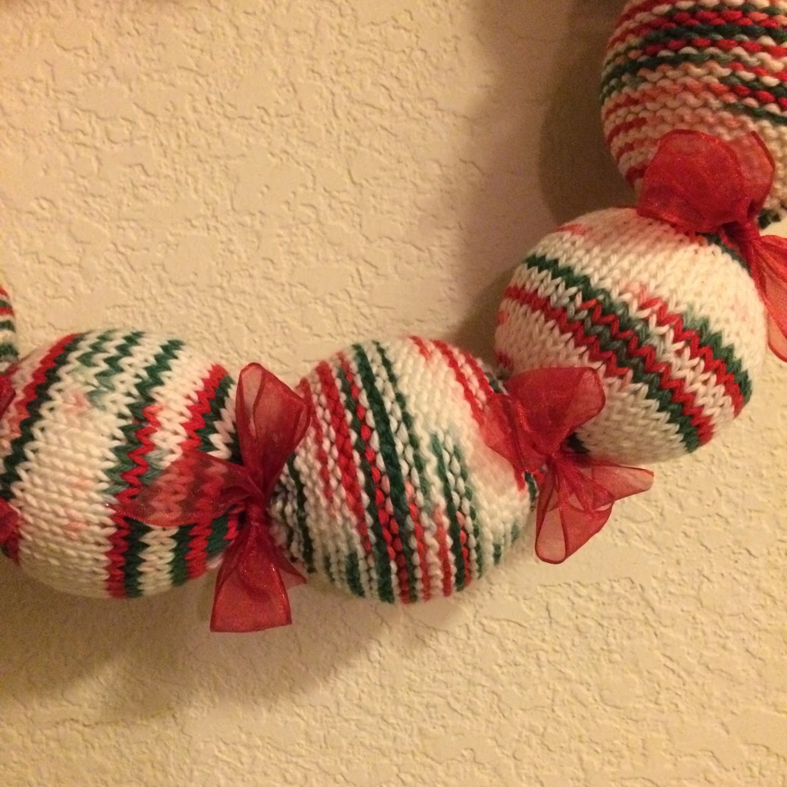 Machine Knitting Fun Machine Knitted Wreath