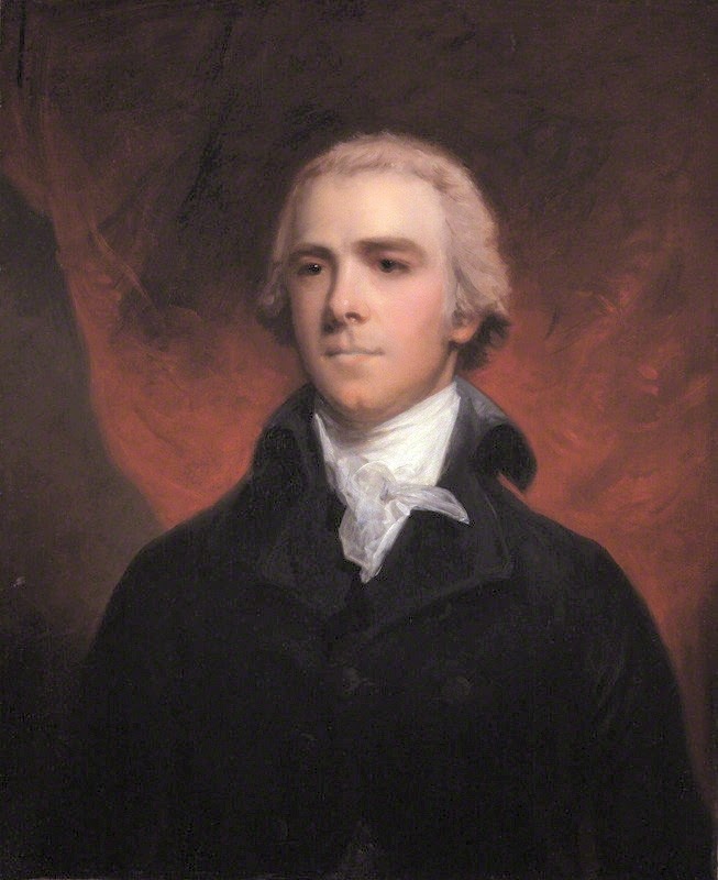 William Wyndham Grenville,  1st Baron Grenville by John Hoppner  oil on canvas (c1800)  © NPG318 (lightened) (1)