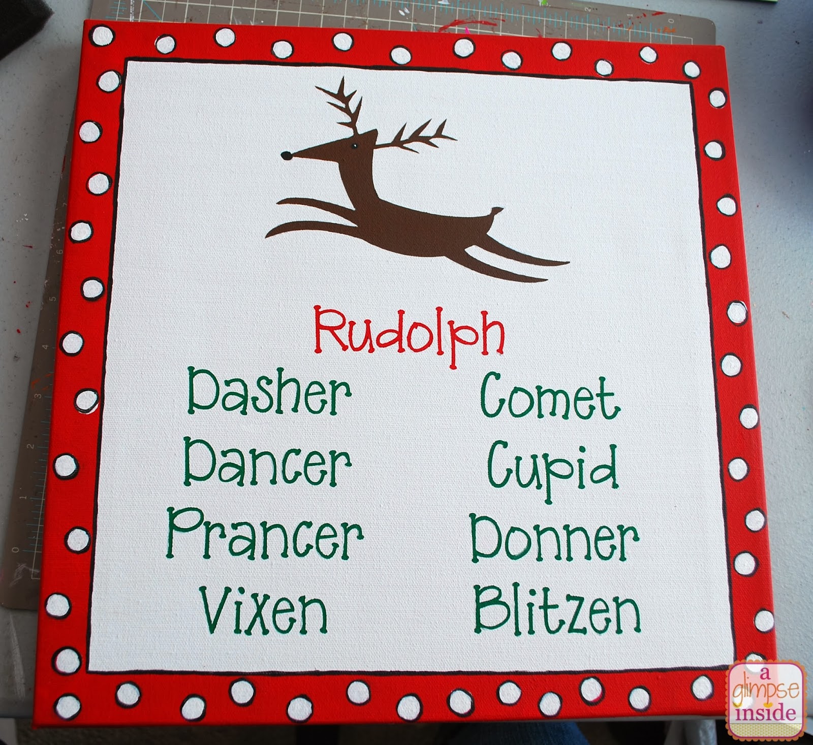 Reindeer Name Art A Glimpse Inside Reindeer Name Art A Glimpse Inside