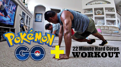 Day 2 Week Two 22 Minute Hard Corps Challenge, 22 mInute Hard Corps, 22 Minute Hard Corps Cardio 2, Special Ops Core Workout, Beachbody on Demand Free Trial, Pokemon Go Workout
