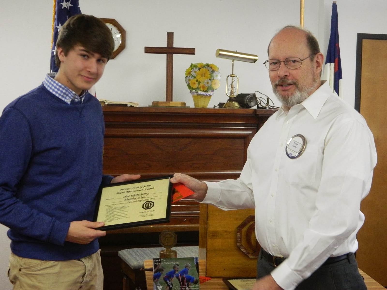 PNW District Optimist Clubs Salem Optimist Club continues its Youth