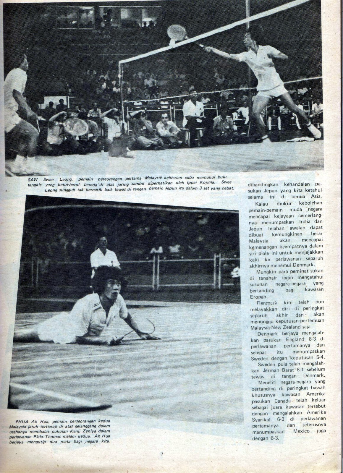MynahBirds Badminton Archives Blog 1976 Thomas Cup Preliminary Rounds-Malaysia