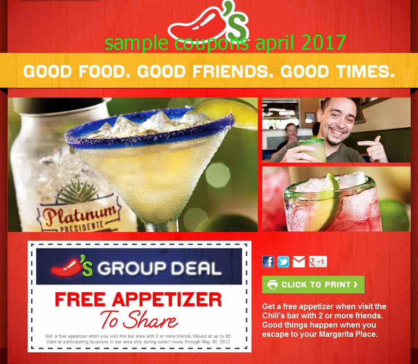 Free Promo Codes and Coupons 2021 Chili's Coupons