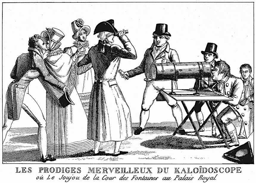 1830s kaleidoscope 1830s kaleidoscope fad, illustration