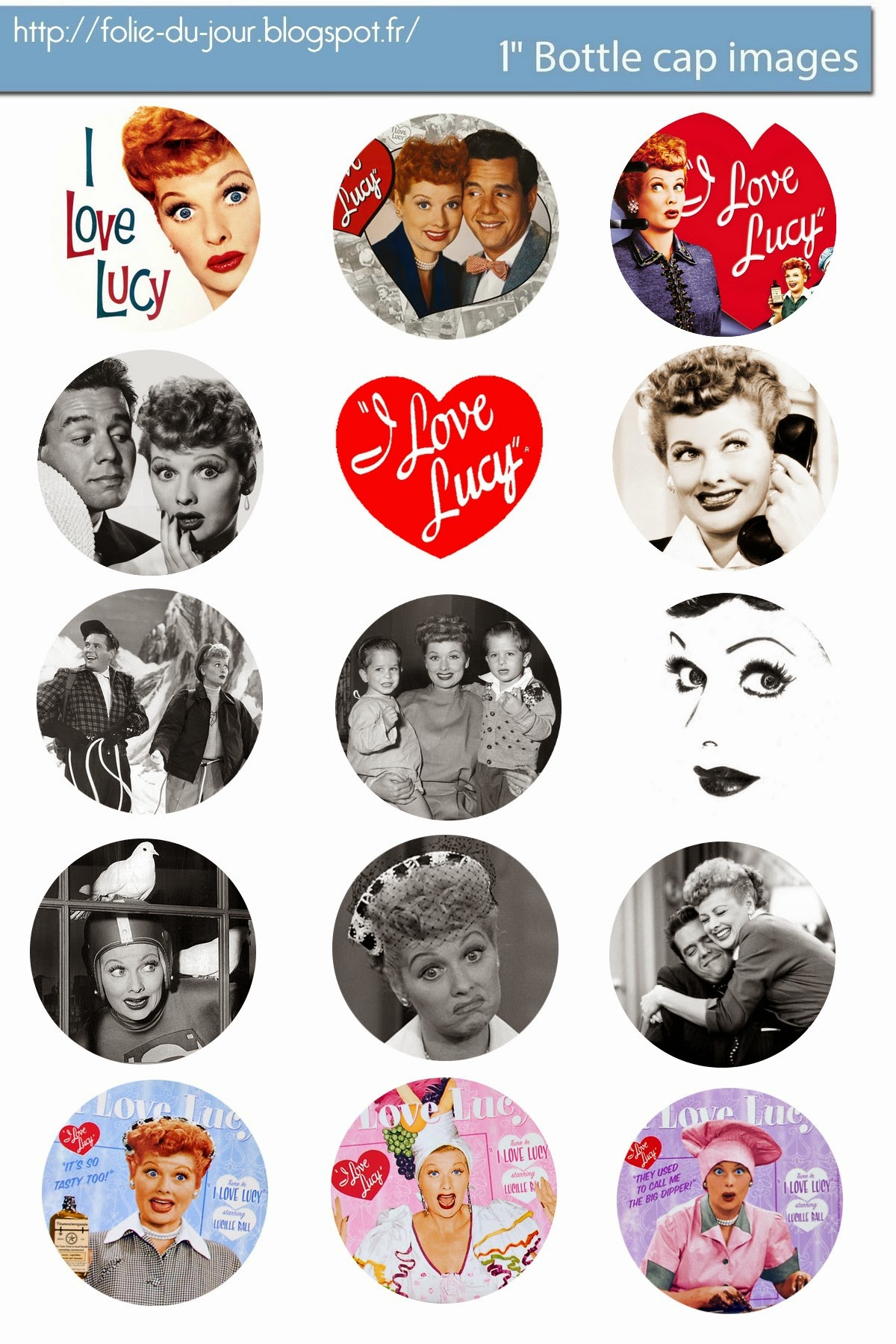 free bottle cap images i love lucy free bottle cap template