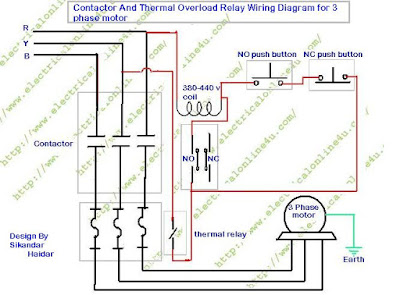 How To Wire Contactor And Overload Relay - Contactor Wiring Diagram