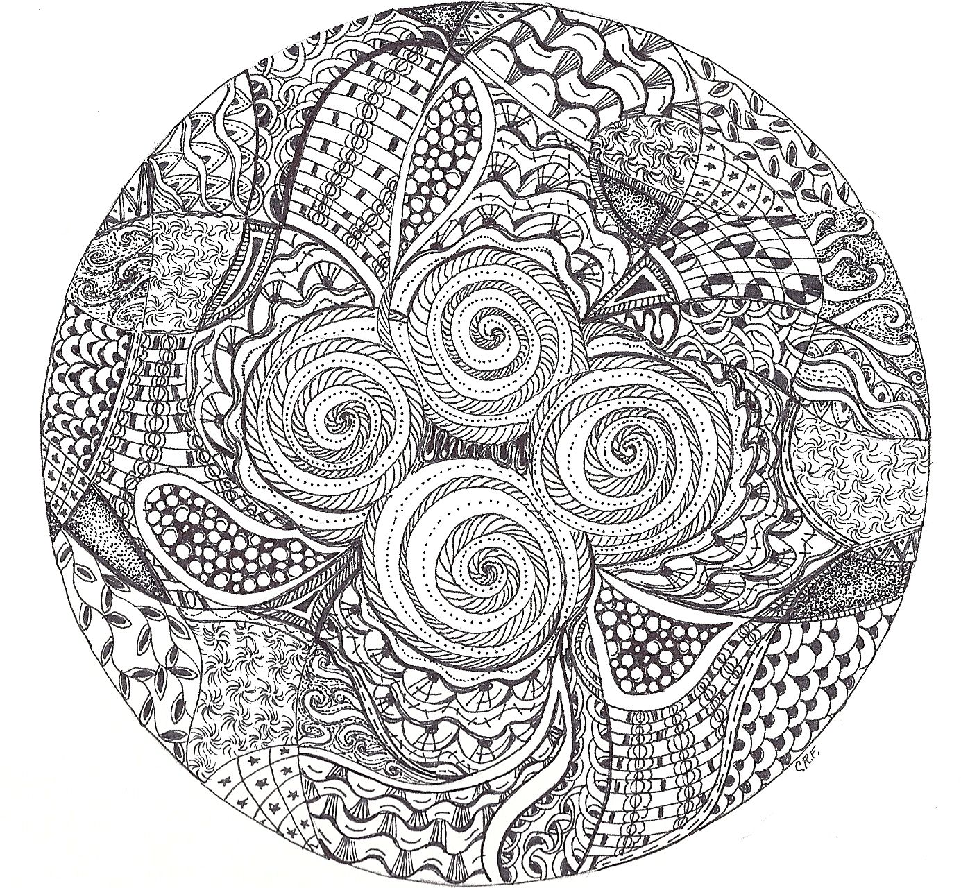 Carol Farmayan's Art: Zen Mandala