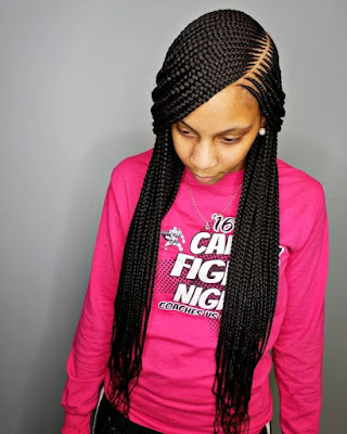 ✘ 24+ Stunning Ghana Braids Hairstyles For Black Women Right Now are one the most trendy African style of protective crownrow braids ponytails which go st ✘ 24+ Stunning Ghana Braids Hairstyles For Black Women Right Now