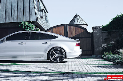 Audi A7 Perfomance with 20 inch VVS-CV5 Vossen Wheels 5