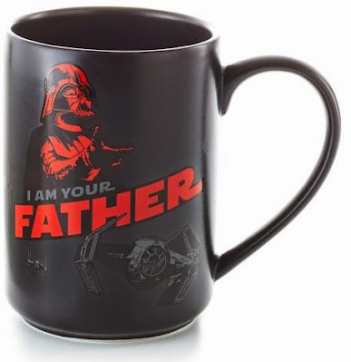 I love this I Am Your Father coffee mug. Perfect for Star Wars fans.