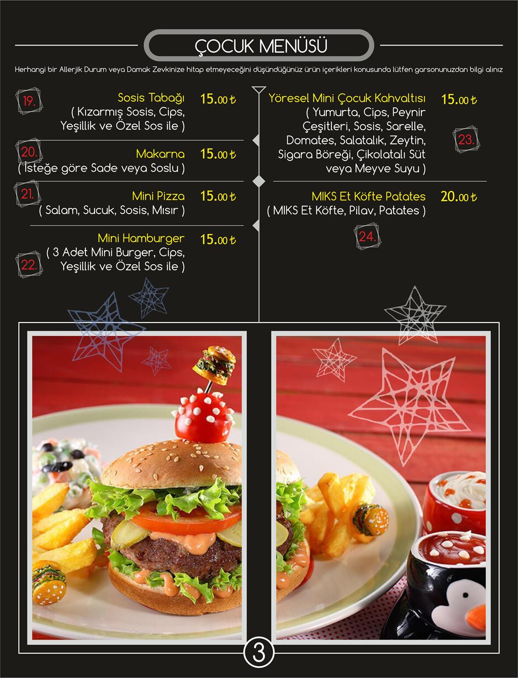 MIKS LOUNGE CAFE &amp; RESTAURANT MENÜ FİYAT LİSTESİ VE KAMPANYALAR Ne