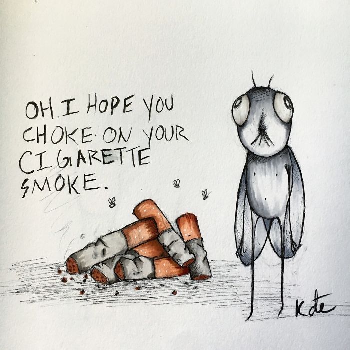 I hallucinate bugs quite often, and my depression makes me feel worthless like a fly. These bug illustrations represent my illness - I Was Diagnosed With Schizophrenia At The Age Of 17, So I Started Drawing My Hallucinations To Cope With It I hallucinate bugs quite often, and my depression makes me feel worthless like a fly. These bug illustrations represent my illness - I Was Diagnosed With Schizophrenia At The Age Of 17, So I Started Drawing My Hallucinations To Cope With It