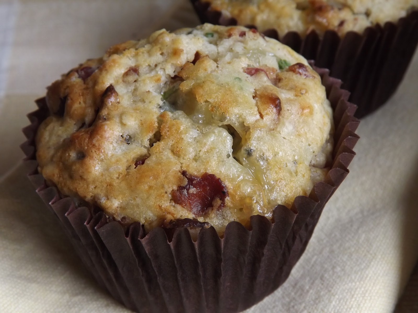 Bacon and Blue Cheese Muffins Perfect for Sunday Brunch