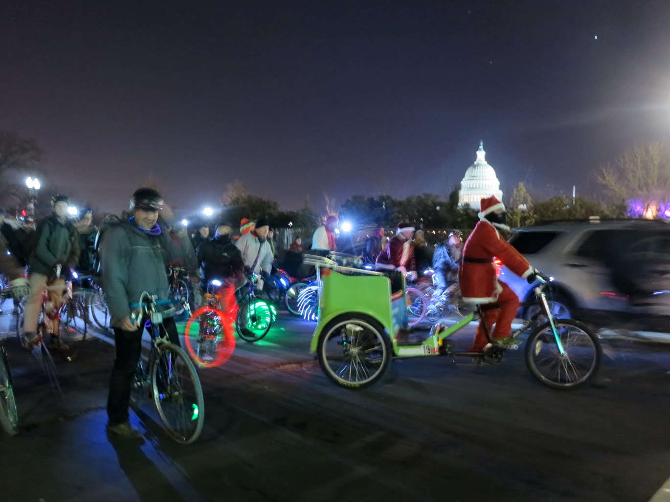 the sites seen on the DC Bike Party are often very similar to my