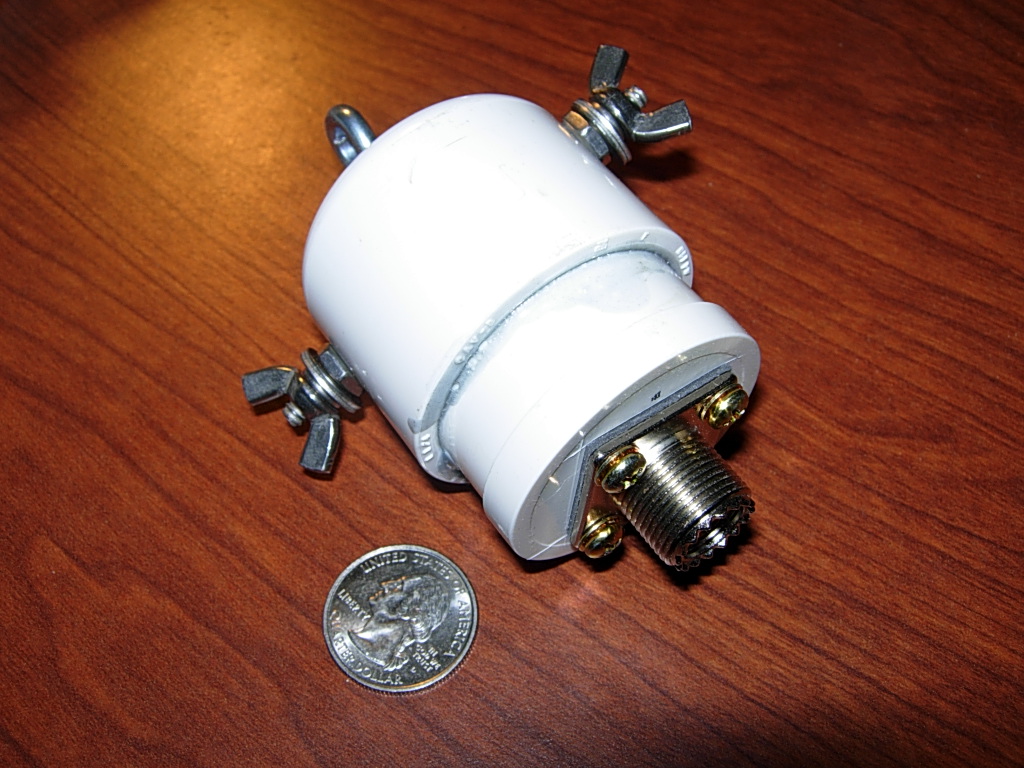 W7YV Ham Radio RF Baluns and 20M Vertical Antenna Photos