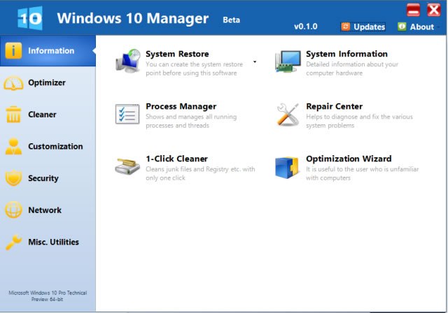 Windows 10 Manager 3.0.2 Full Version