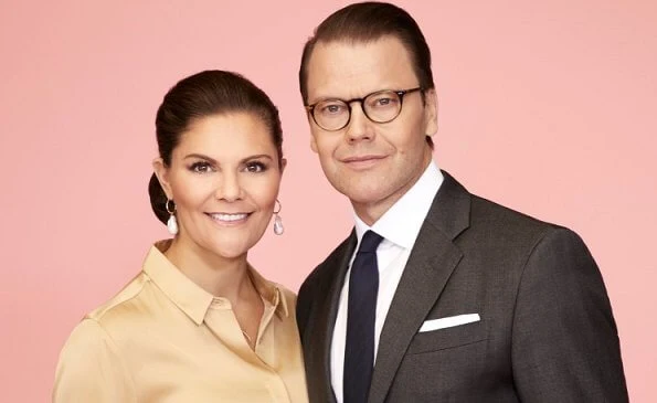 Crown Princess Victoria wore Acne Studios Danouck print dress. Acne Studios is a multidisciplinary luxury fashion house based in Stockholm