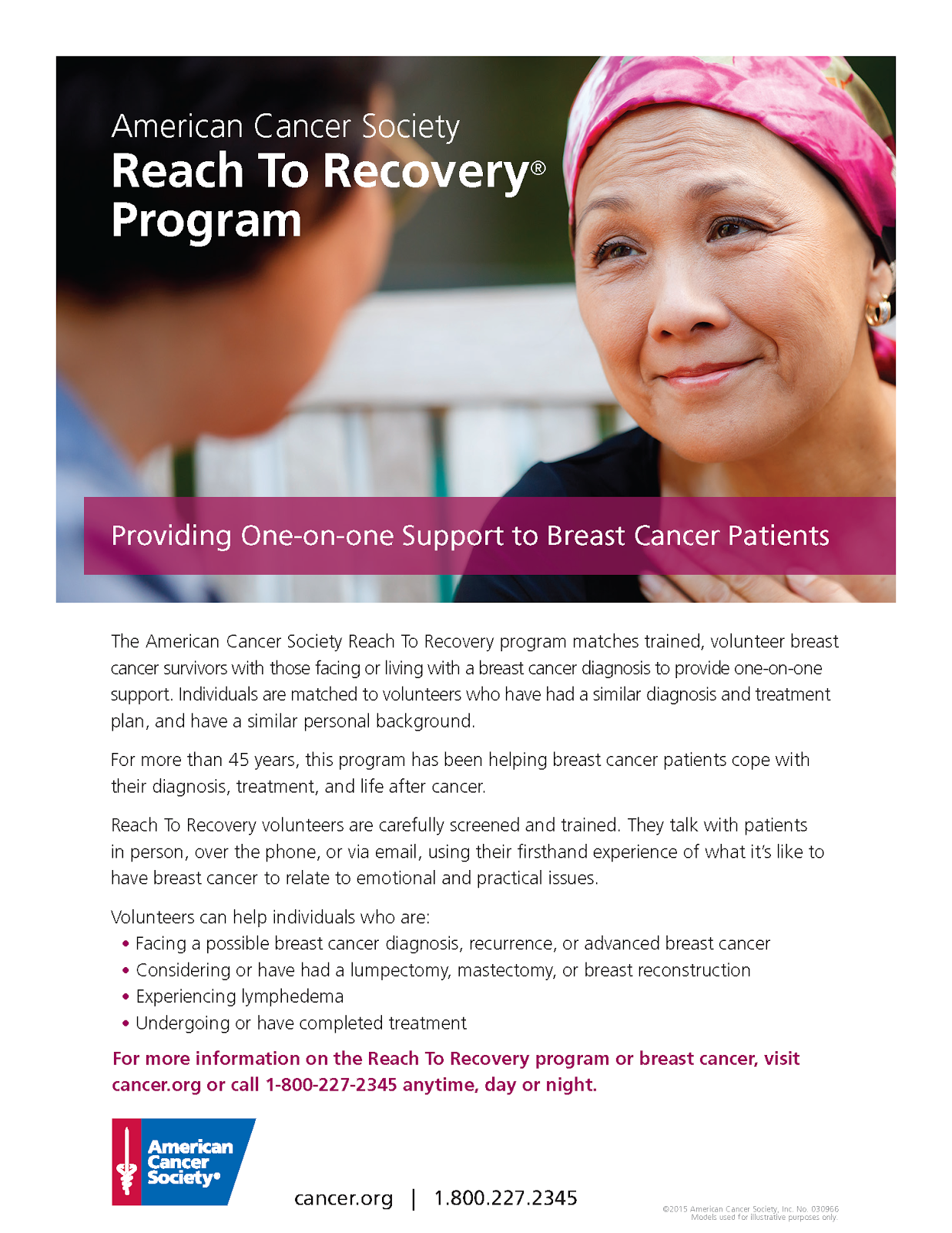 Reach To Recovery Program