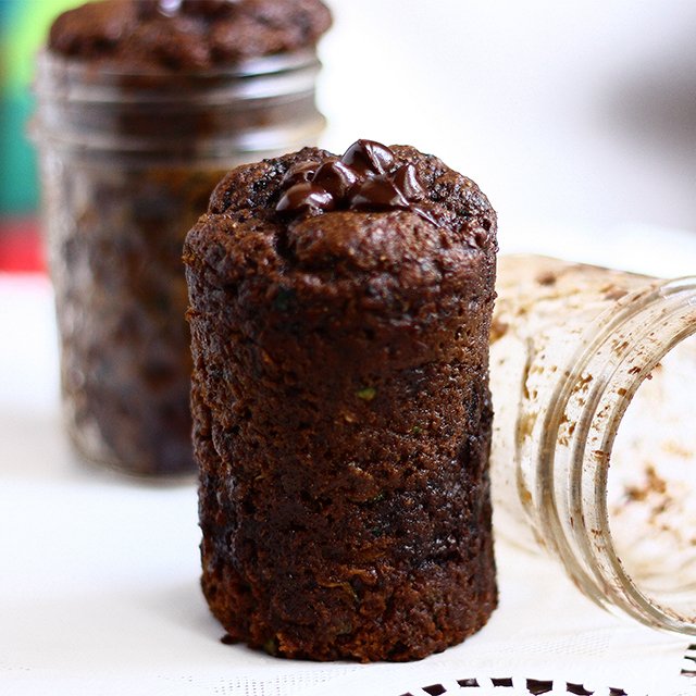 PiTop ChocolateCoffee Zucchini Cakes