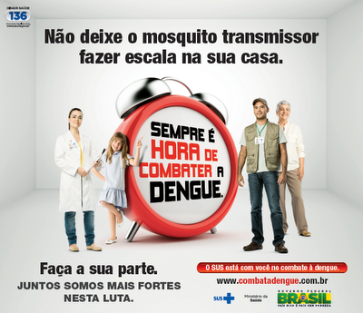 Todos unidos contra a dengue! Faça sua parte!