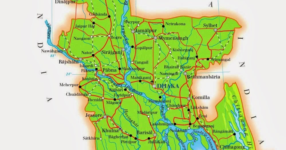 Map Bangladesh 