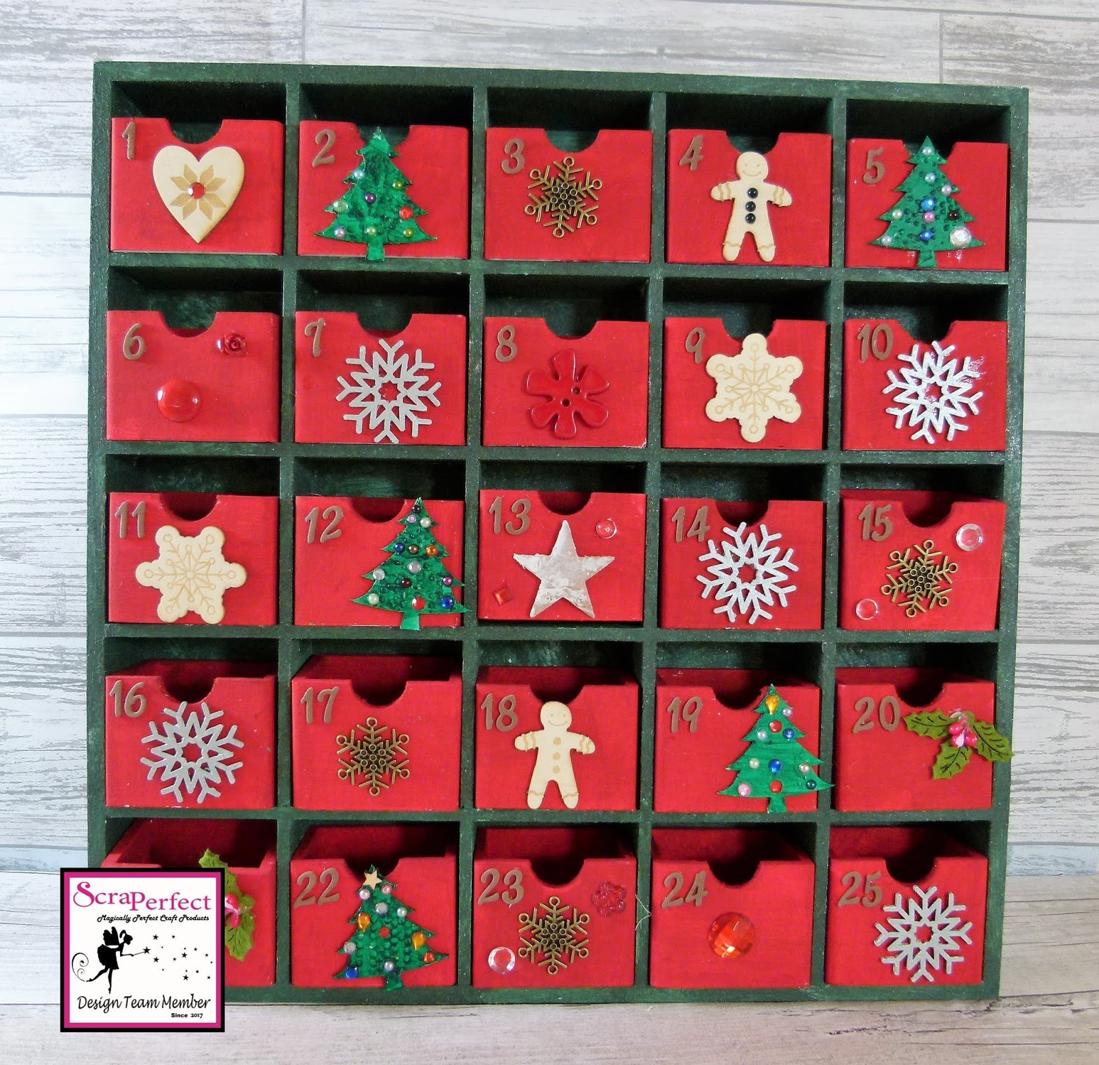 How To Decorate A MDF Advent Calendar With Best Glue Ever Life in a