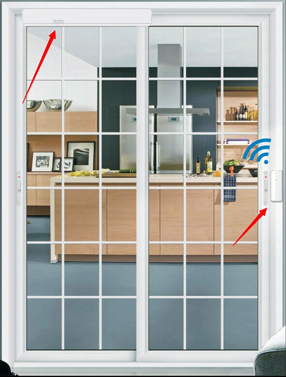 Omni Residential Automation New Mini Automatic Sliding Door Operator New Mini Residential Automatic Sliding, Electric Sliding Glass Doors Residential