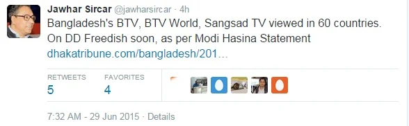 Bangladesh TV channels soon on DD Freedish