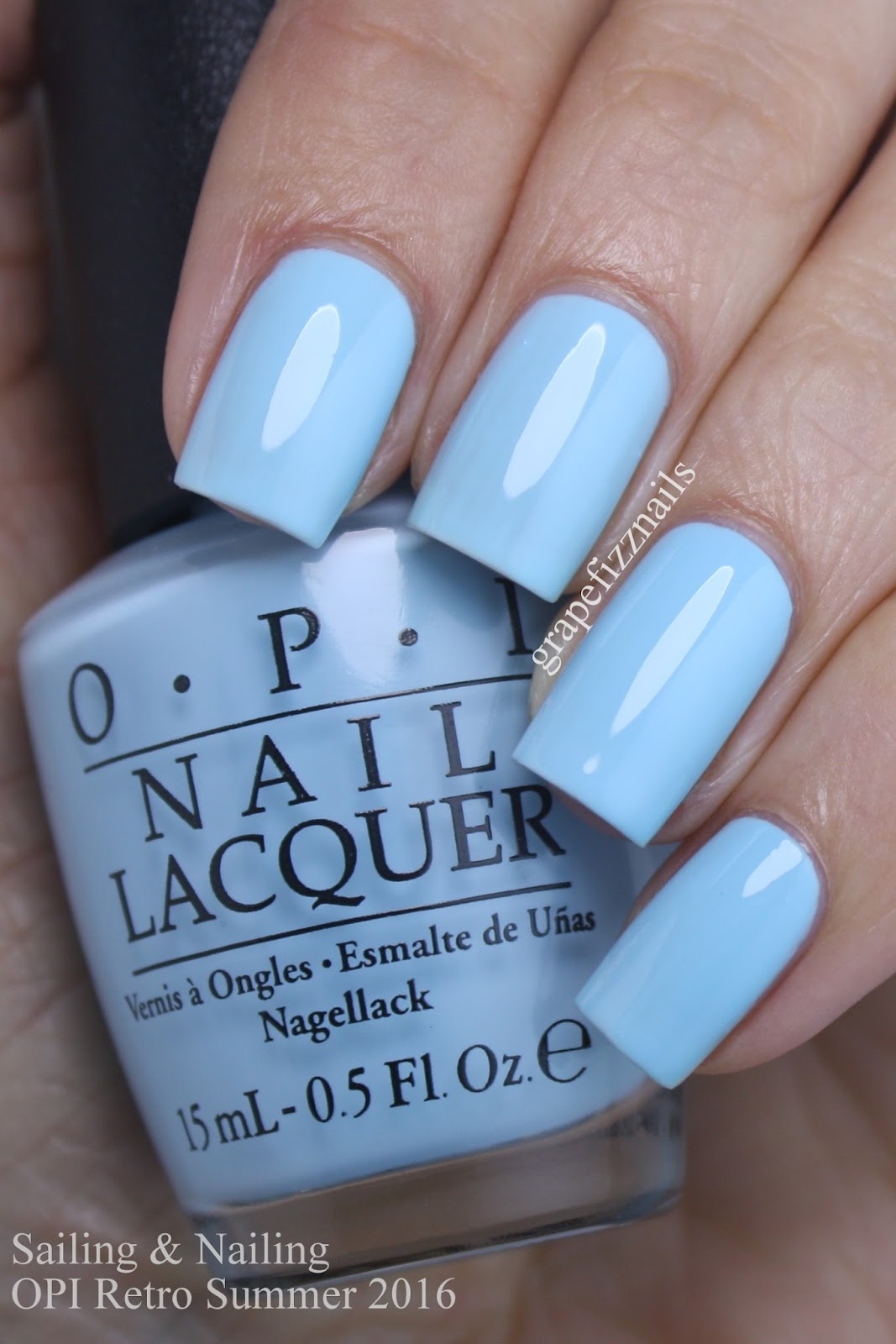 Grape Fizz Nails: OPI Retro Summer 2016 Collection Review